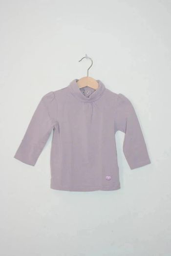 Sous pull mauve Kidkanai 24m
