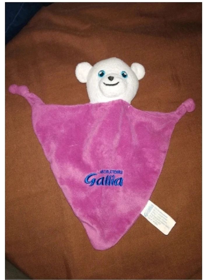 🌺 Doudou ourson laboratoires gallia