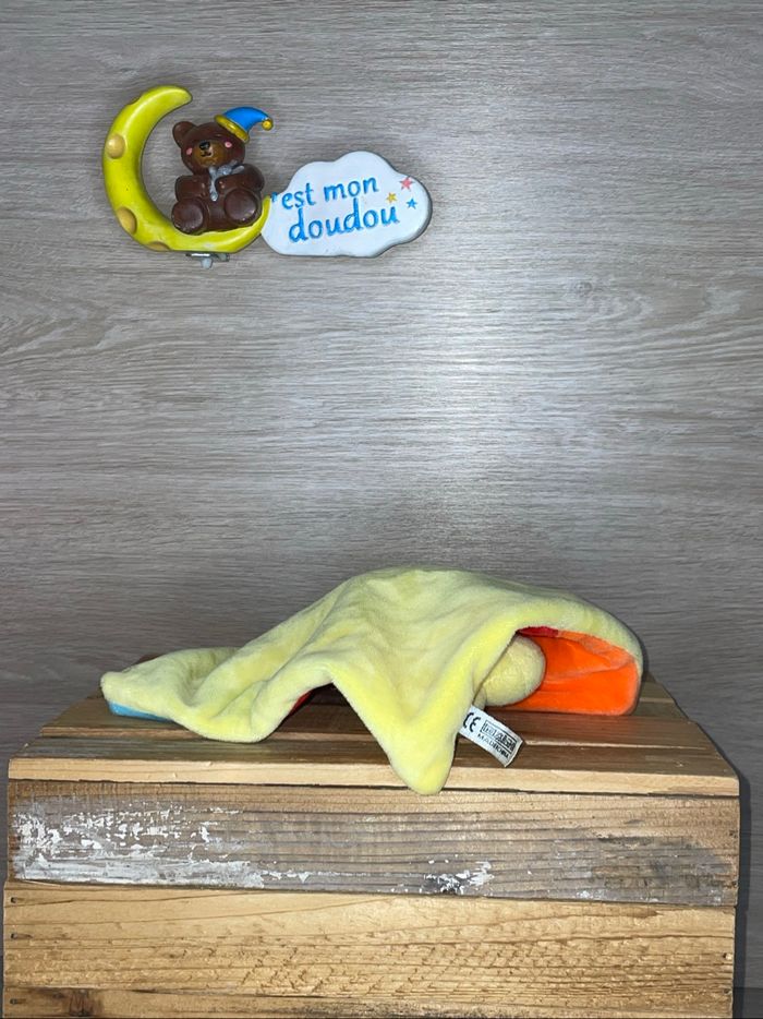 DOL190 doudou grenouille 🐸 tricot rayé - photo numéro 2