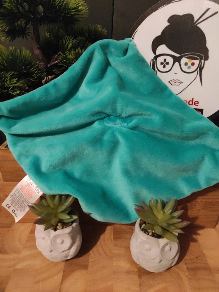 Doudou Girafe Cheval Fisher Price Arditex Gris Mouchoir Plat #geektradedoudou - photo numéro 4