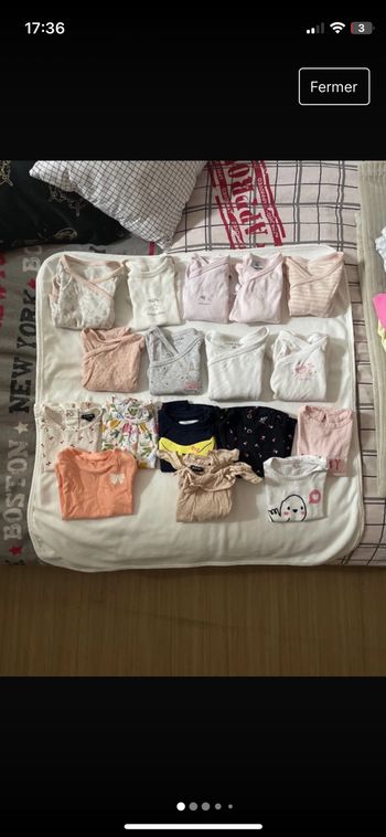 Lots bébé fille naissance/1mois