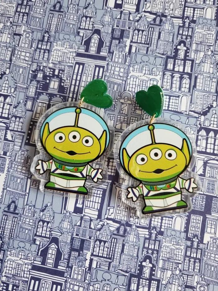 Boucles d'oreilles Alien Toy Story Pixar