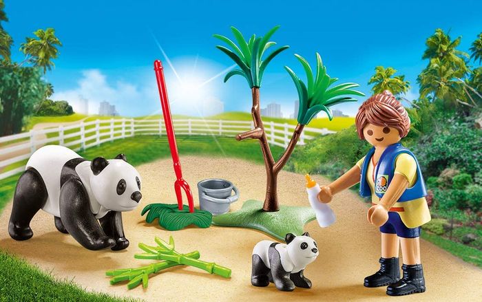 PLAYMOBIL 70105 CITY LIFE VALISETTE SOIGNEUR ET PANDAS - photo numéro 2
