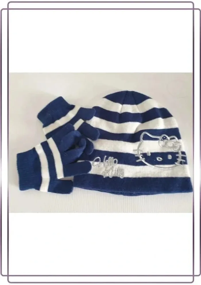 Gants et bonnet Hello Kitty, neuf taille 54