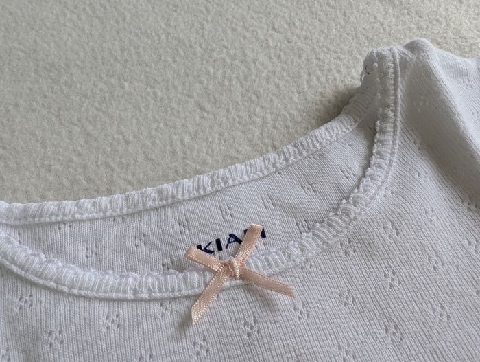 Lot de 2  Tshirts MC sous pull gris et blanc - 4/5A - Kiabi - photo numéro 4