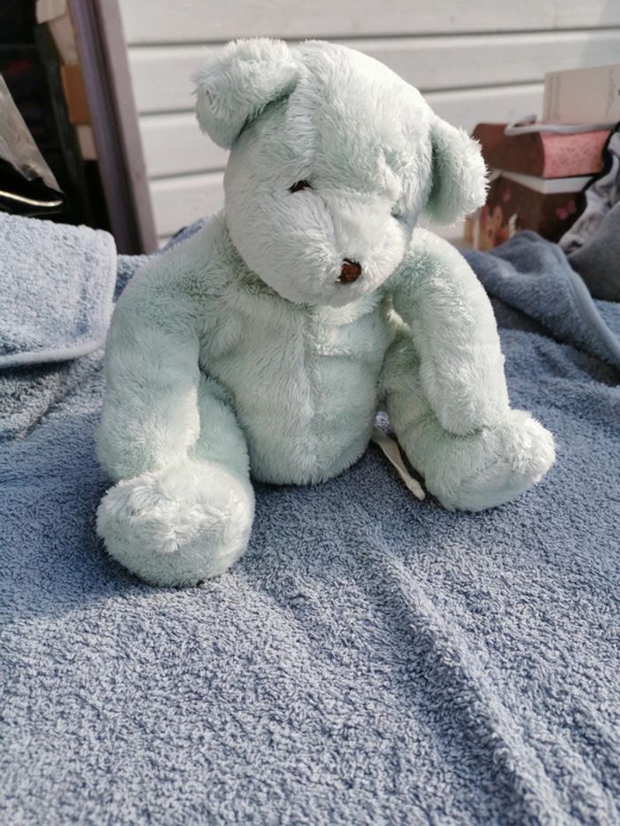 Doudou ours DPAM vert - photo numéro 2