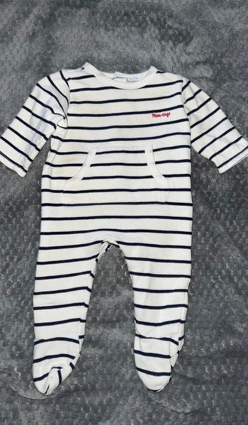 Pyjama coton et velours à l’intérieur