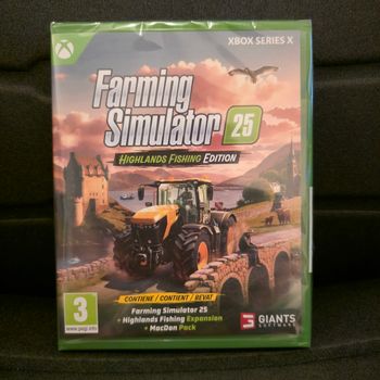 Farming Simulator 25 Highlands Fishing Edition Neuf sous Blister Xbox Series X 