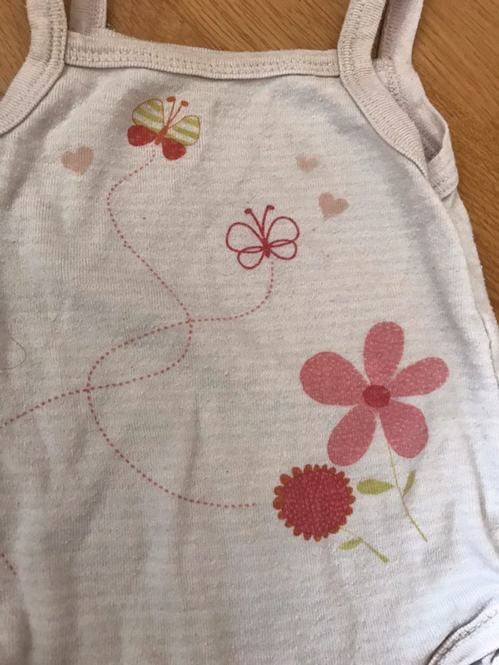 Lot 2 bodies débardeurs kitchoun - photo numéro 2