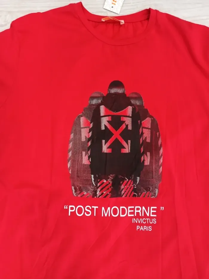 Tee shirt rouge homme xxl - photo numéro 2