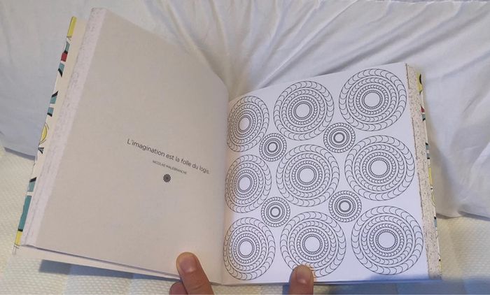 Petit livre à colorier et pensées à méditer Illusion d’optique Neuf - photo numéro 7