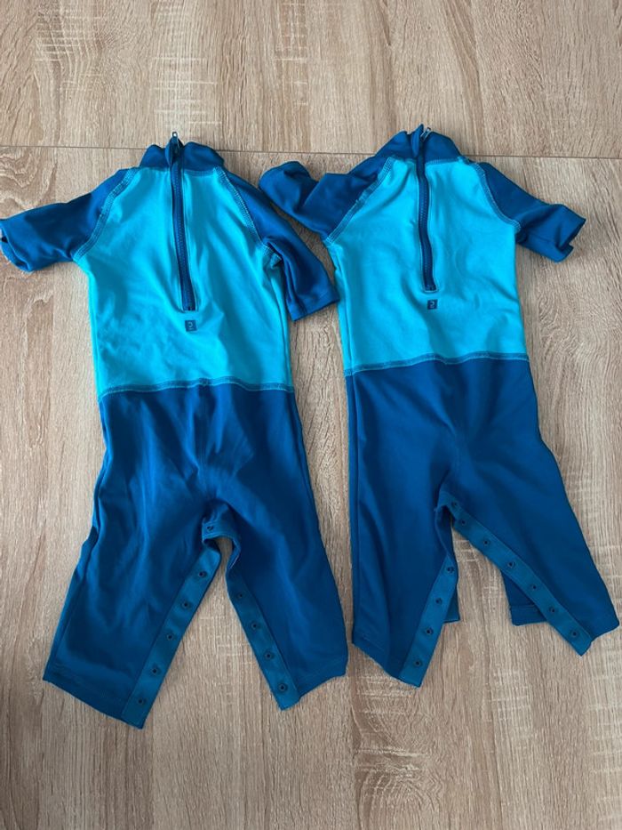 Lot 2 Combi maillot de bain 12 mois - photo numéro 3