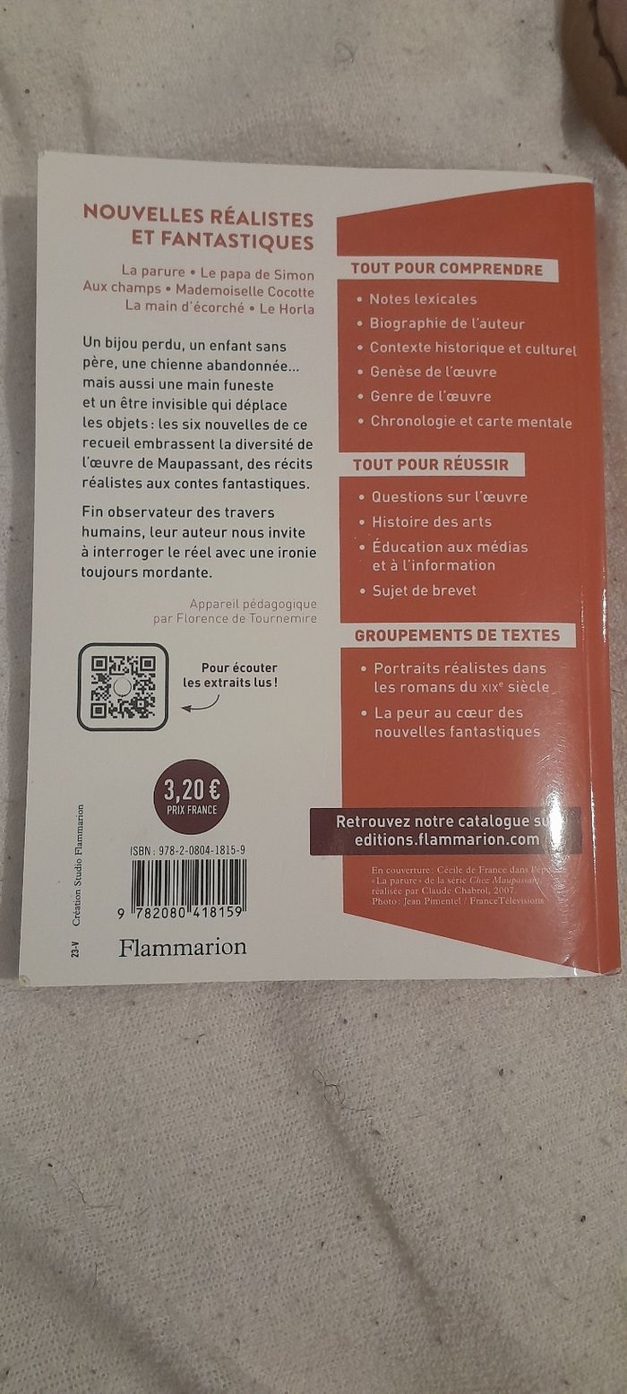 Nouvelles réalistes et fantastiques de Maupassant - photo numéro 3