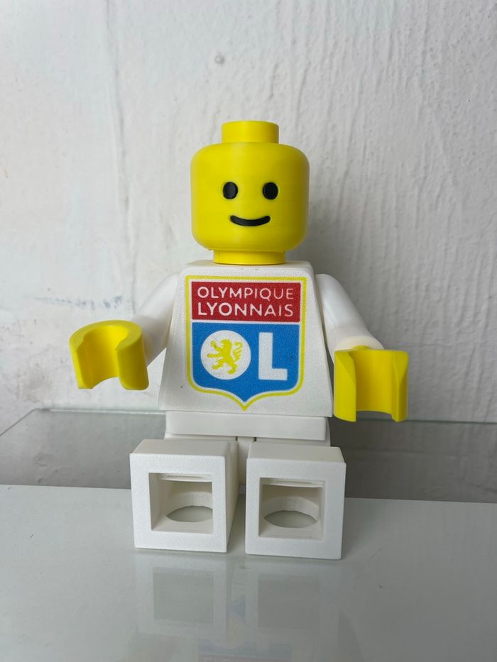 Figurine Lego OL Olympique Lyonnais - photo numéro 2