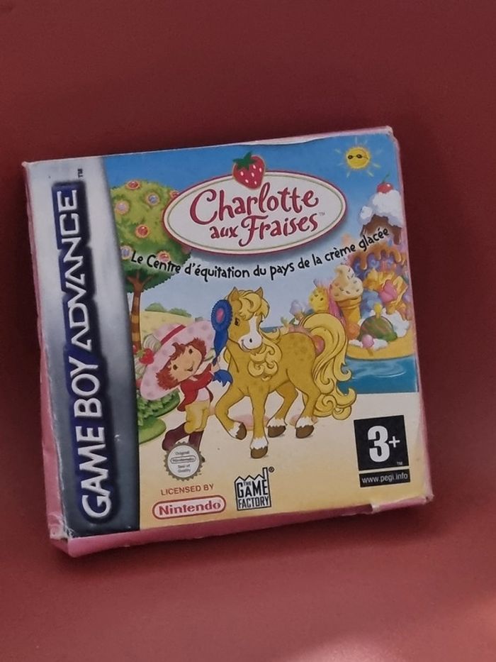 jeu game boy Charlotte aux fraises le centre d'équitation du pays de la crème glacée GBA - photo numéro 5