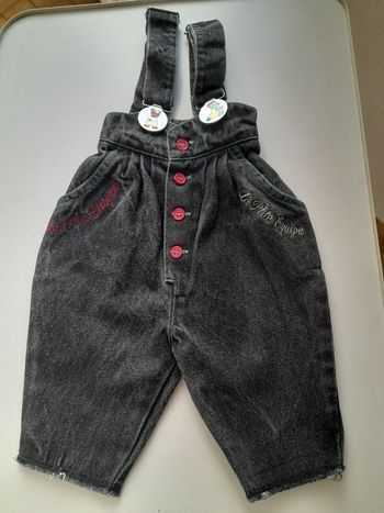 Salopette jeans garcon 