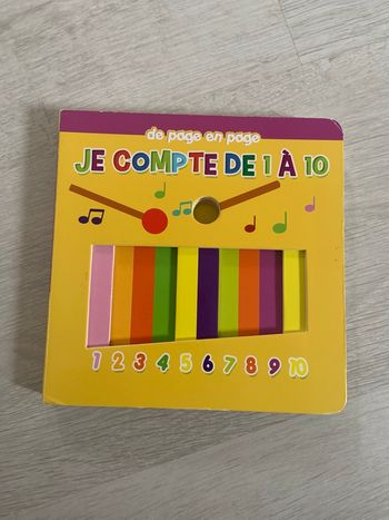 Livre Je compte de 1 à 10