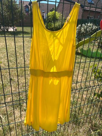 Robe dos nu Gémo 12 ans jaune
