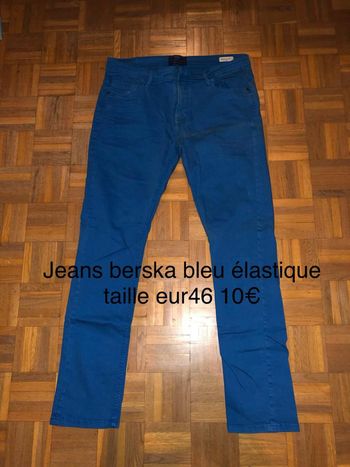 jeans bershka bleu