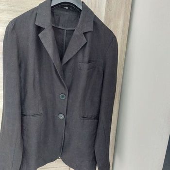 Tailleur lin noir Autre ton