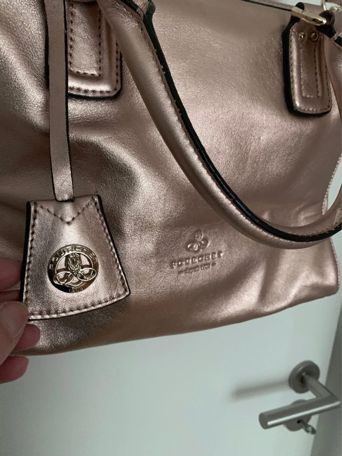 Sac Pourchet cuir métallisé - photo numéro 13