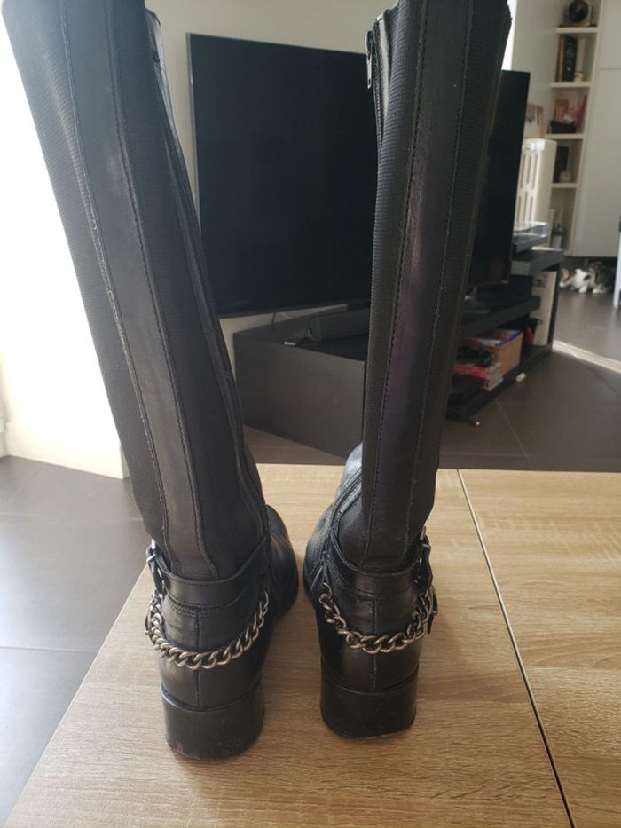 Botte cavaliere en cuir - photo numéro 12