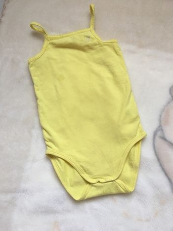 Body jaune orquestra 18 mois