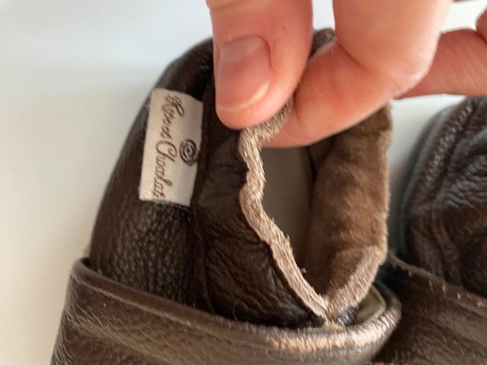 Chaussons éléphants rose et chocolat taille 24/25 - photo numéro 4