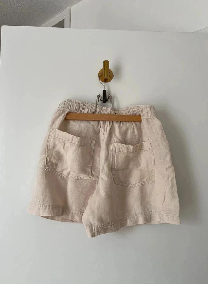 Short d'été 100% lin Pull & Bear taille M, neuf jamais porté - photo numéro 5