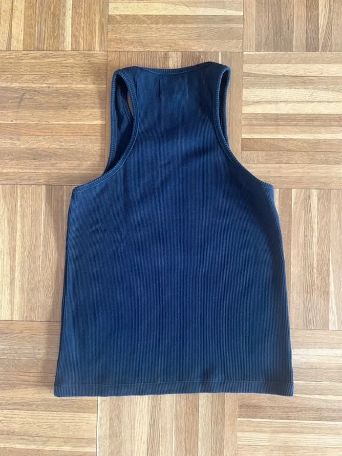 Ay the label top côtelé Billie noir taille S - photo numéro 5