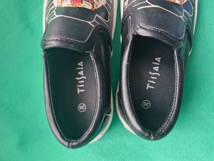 Espadrilles Basket plate 26 Tissaia Noir blanc tigre multicolore Time for a selfie - photo numéro 5