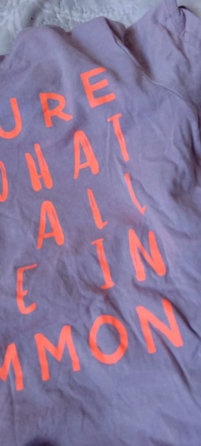 Tee-shirt à nouer thème nature mauve fille 10 ans zeeman - photo numéro 13