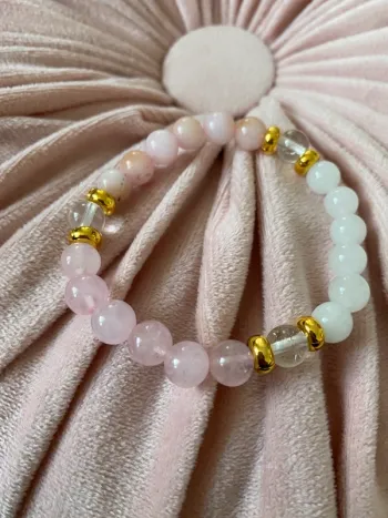 Quartz bracelet en pierre naturelles lithoterapie méditation