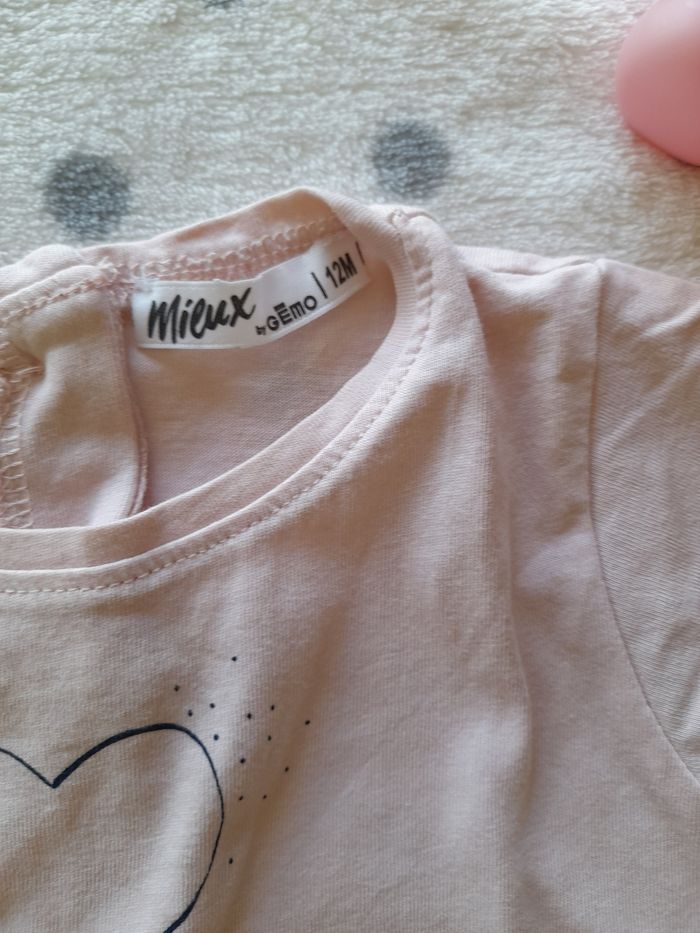 Maillot manches courtes 12 mois gemo - photo numéro 3