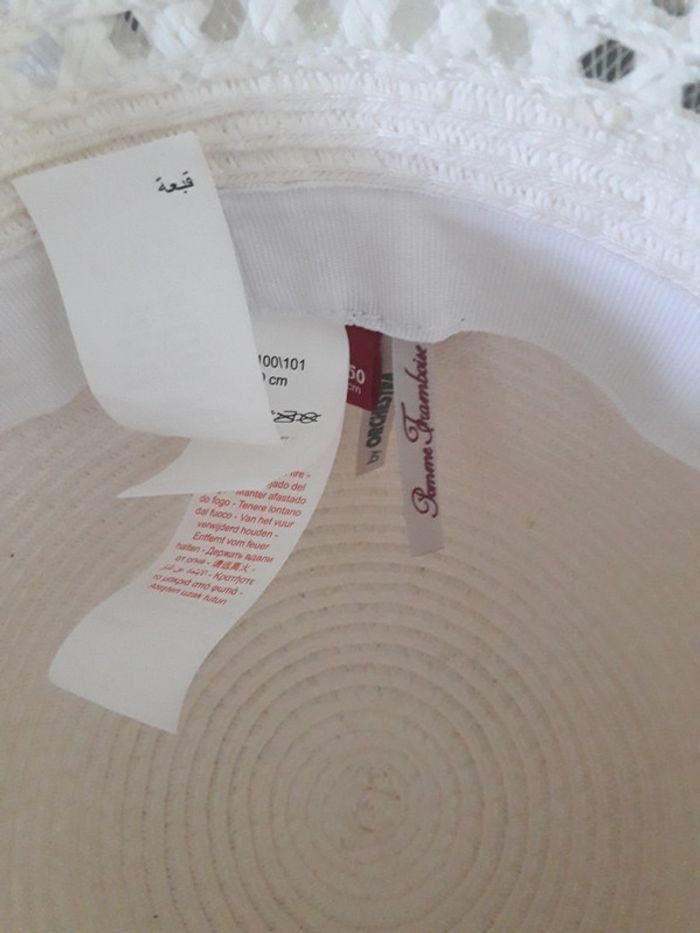 Chapeau fille orchestra taille 50 blanc - photo numéro 5