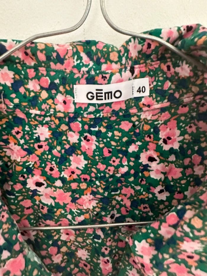 Chemisier à fleur gémo taille 40 - photo numéro 3