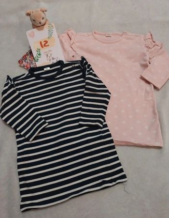 Lot 2 t-shirt 12 mois 