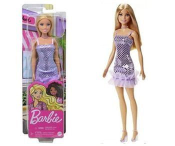 Poupée Barbie robe à paillettes