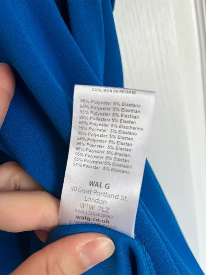 Robe en jersey - bleu électrique - photo numéro 5