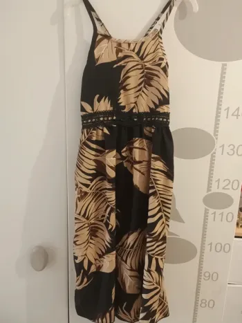 Robe longue fleurie
