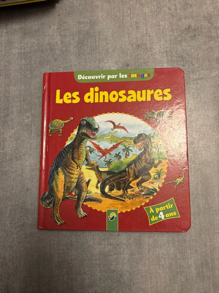 Livre découvrir par les images, les dinosaures