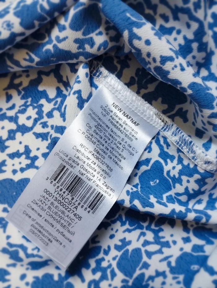 Blouse fleurie - NafNaf - 42 FR = 40 EU - Parfait État - photo numéro 9