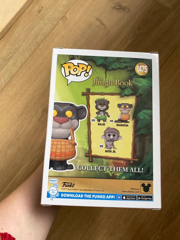 Boîte vide funko Pop 1475 baghera Disney - photo numéro 4
