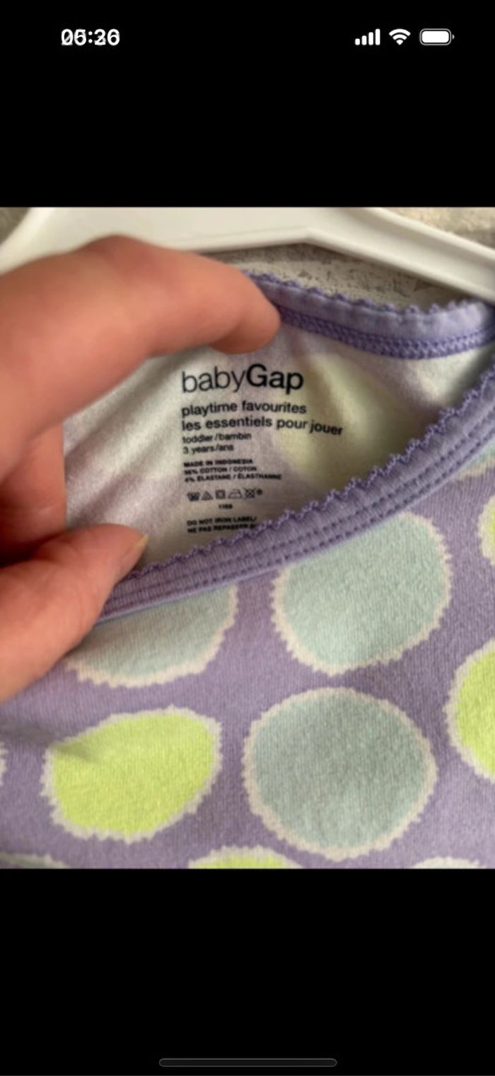 Tee-shirt GAP taille 3 ans - photo numéro 3