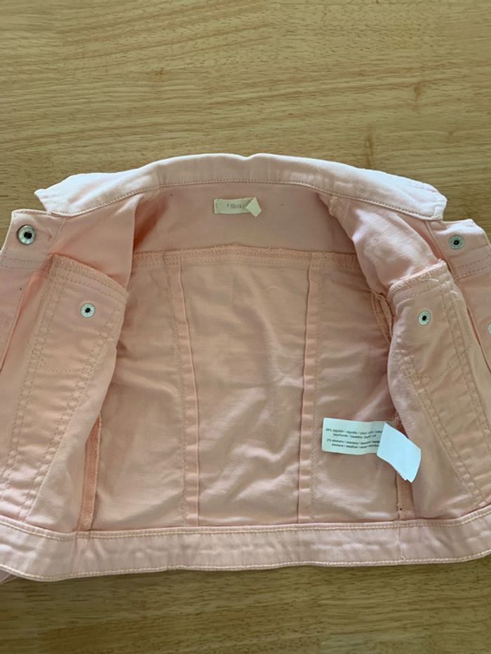 Veste jean rose 12 mois - photo numéro 4