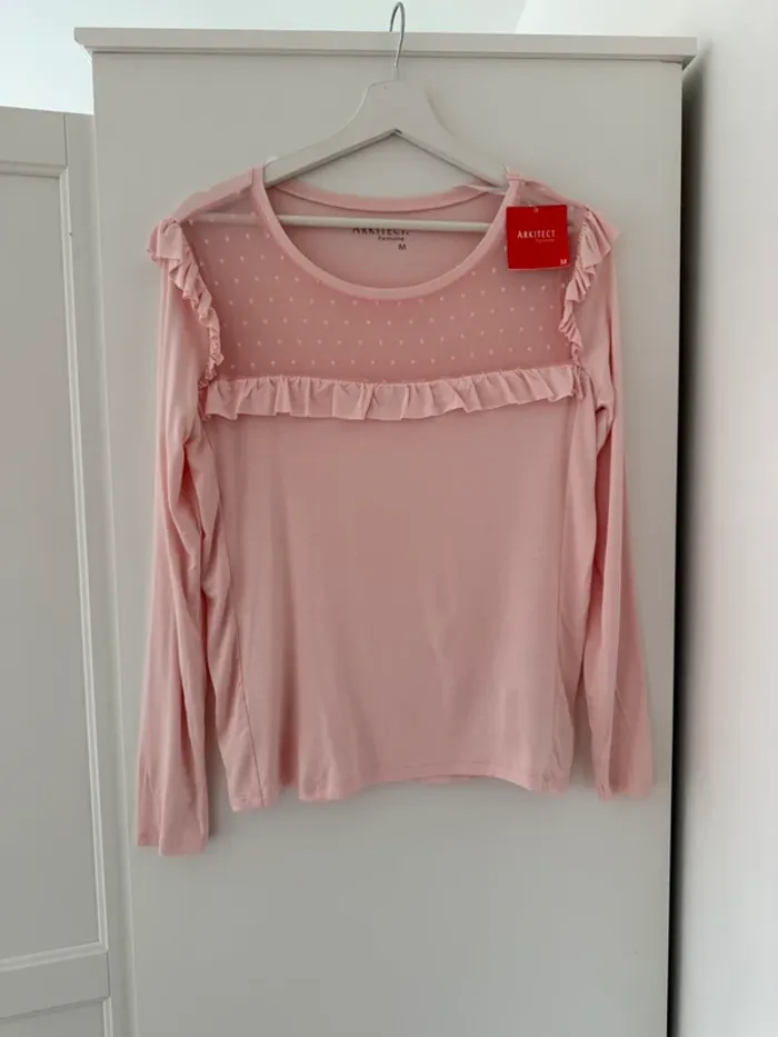 Superbe top blouse en viscose et elastane neuf Arkitect 🌸 M 38 - photo numéro 6