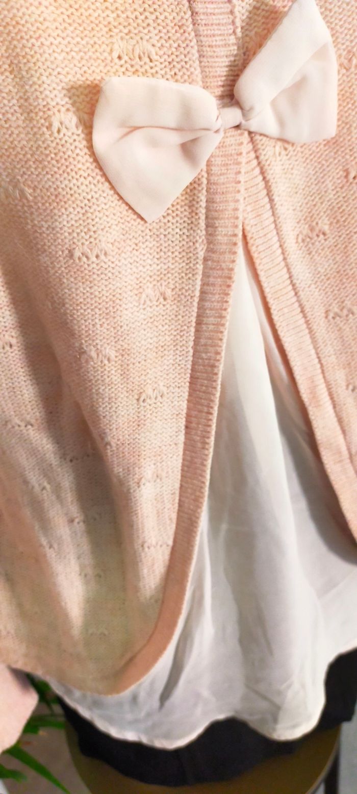 Pull  fendu avec voile - photo numéro 4