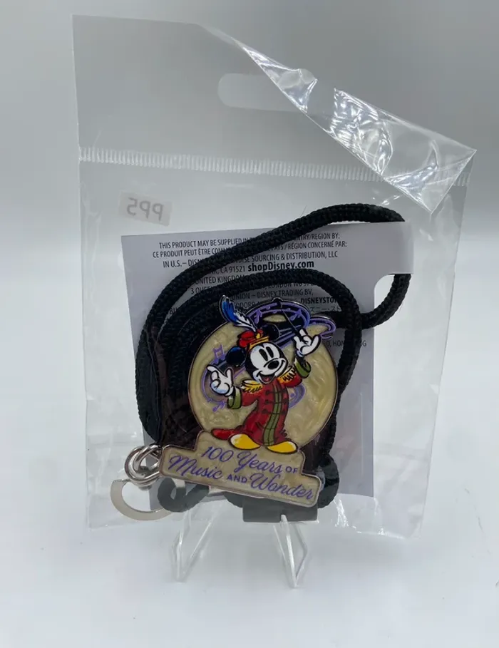 Lanière / collier / cordon édition limitée Mickey Mouse Disney100 Cast Member, The Band Concert