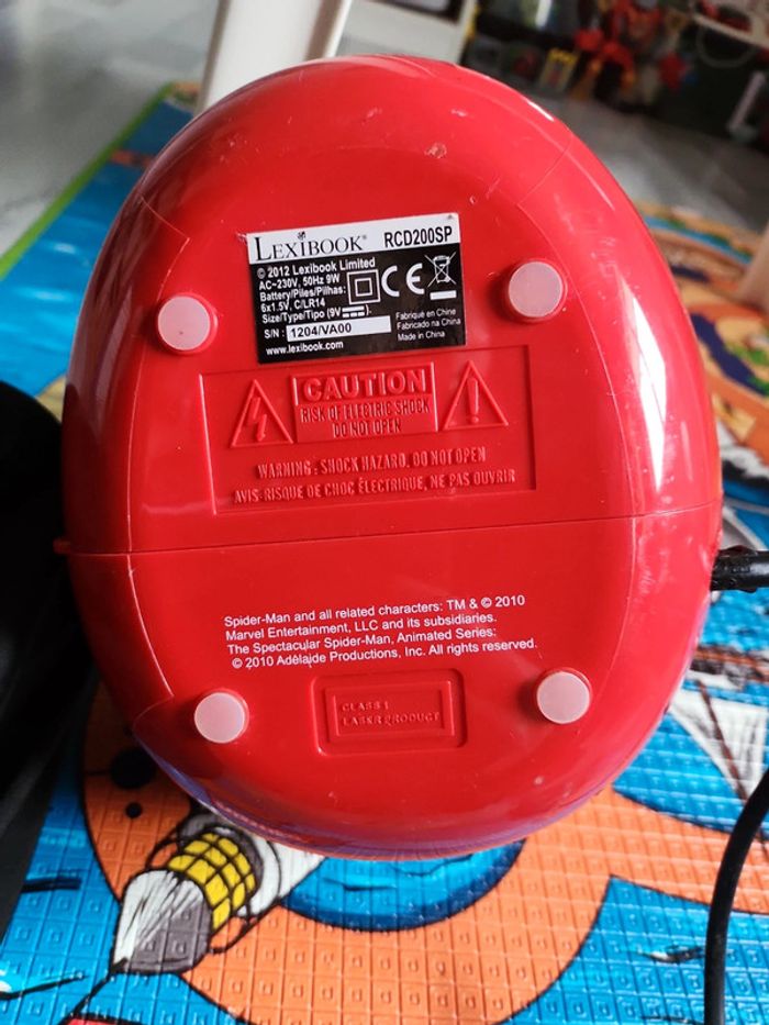 Lecteur cd tête spiderman - photo numéro 5