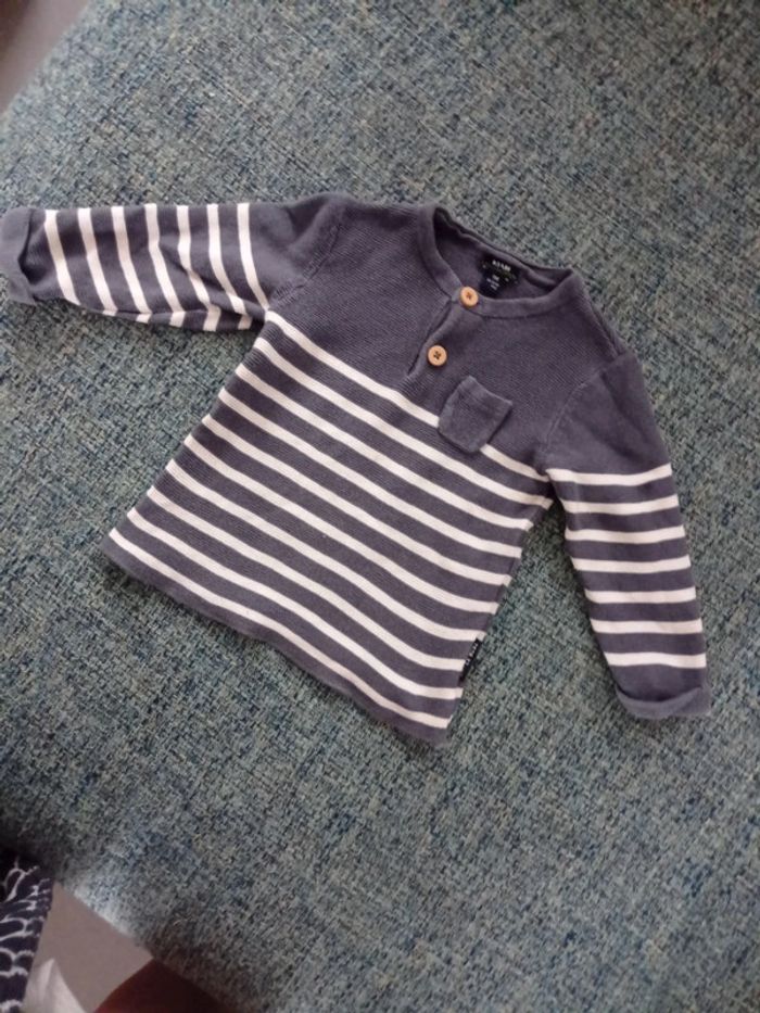 Pull marinière 9 mois